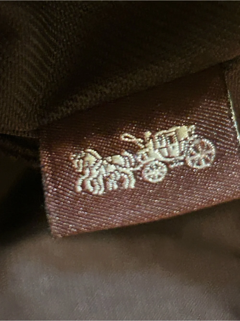 Coach Horse and Carriage Jacquard Kitt Crossbody.